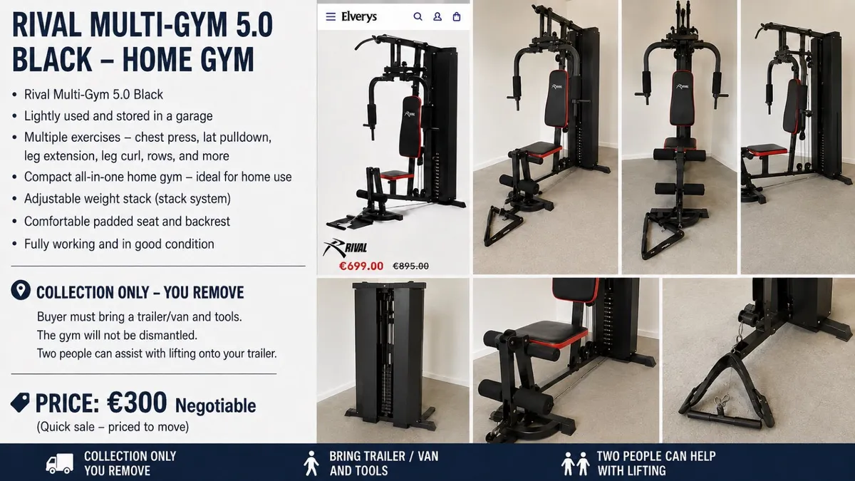 Rival Multi-Gym 5.0 Home Gym in Sligo - Image 1