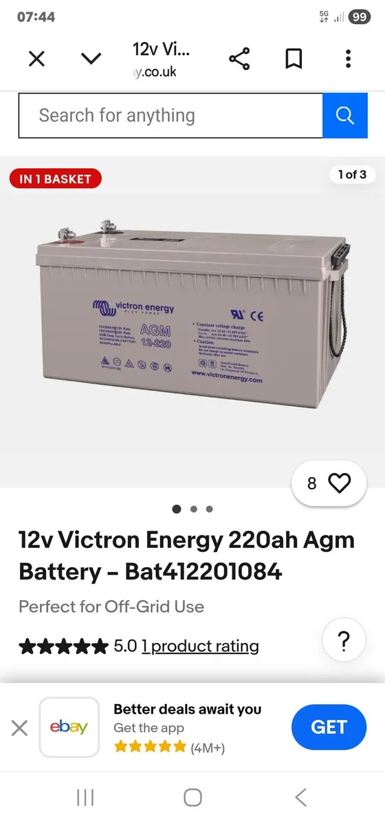 Deep cell Battery Victron - Image 2