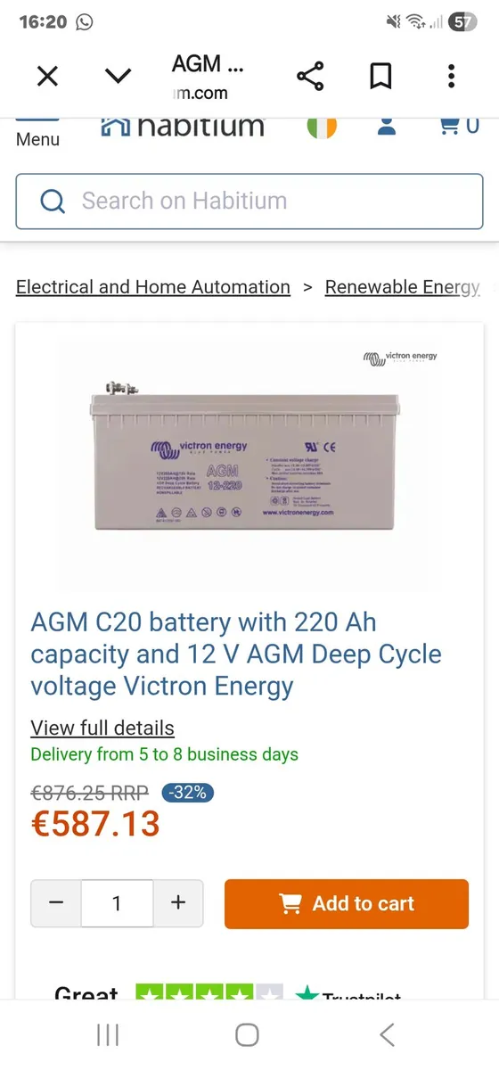 Deep cell Battery Victron - Image 3