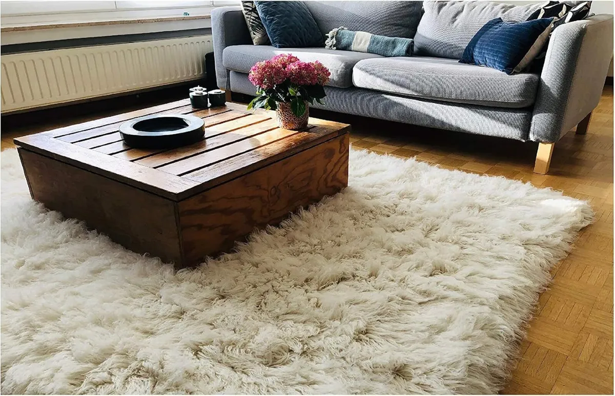 Premium Shaggy Flokati Greek Rugs Colour - Image 1