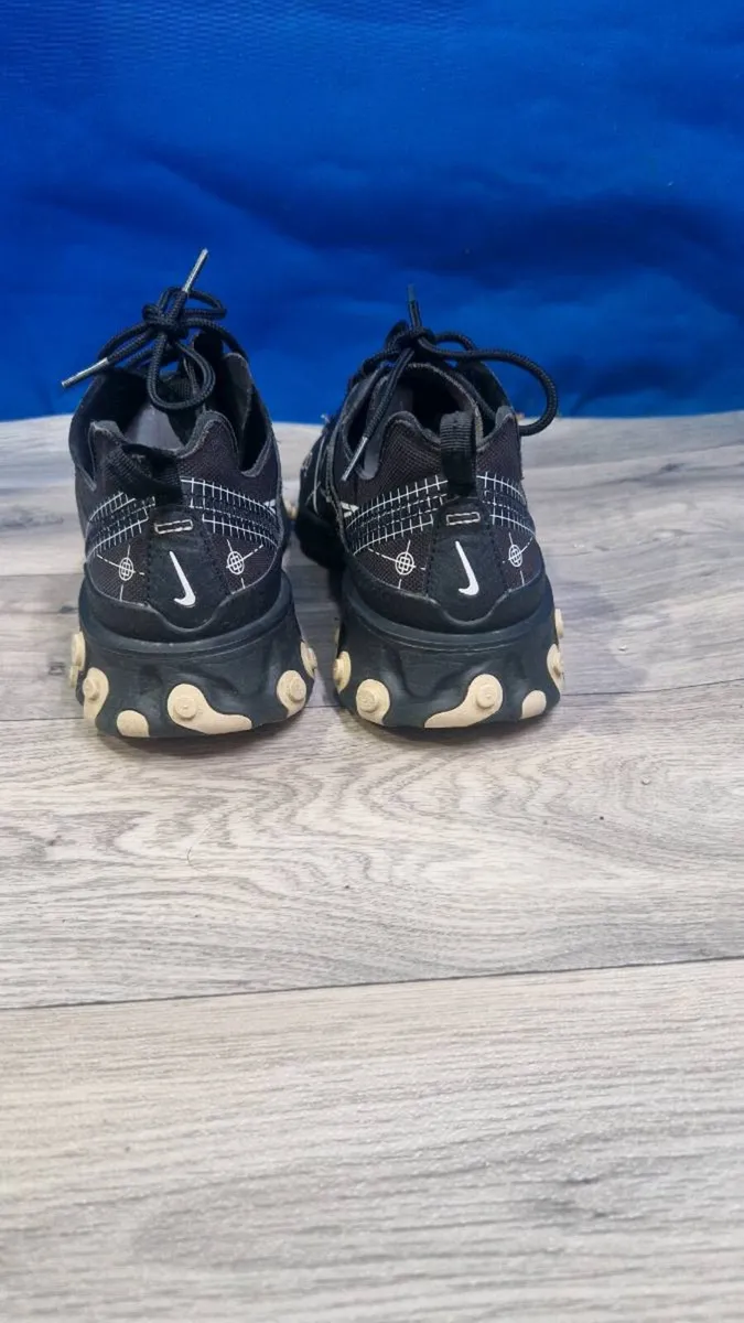 Nike React Element 55 — Black & White — Size UK 9 - Image 2