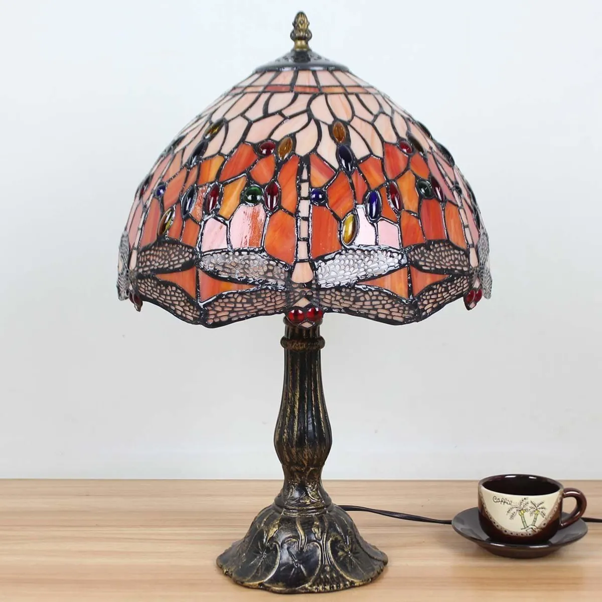 L30023 Dragonfly Tiffany Style Stained Glass - Image 3