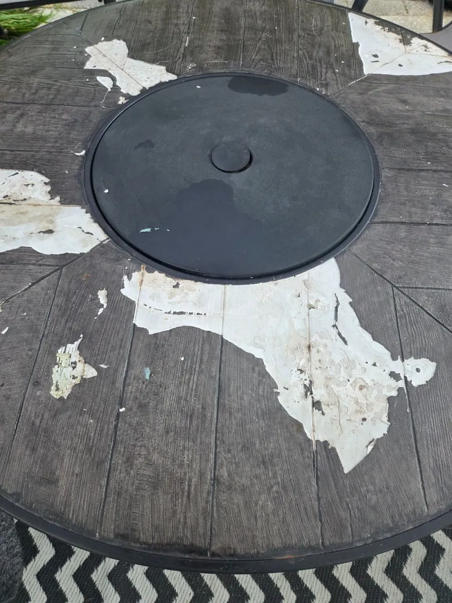 Fire pit table with Full gas included - Image 4