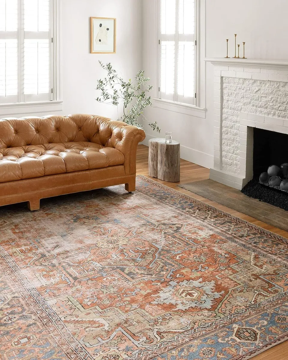 Ii Loren Terracotta Sky Area Rug - Image 1
