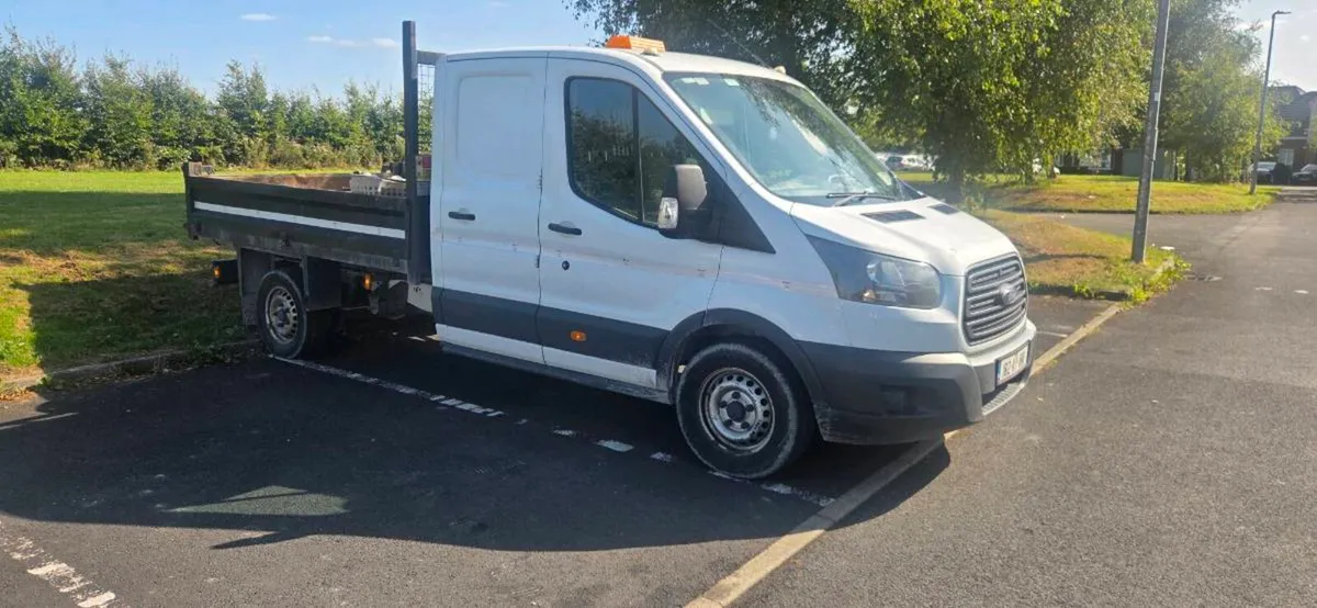 Ford transit tipper with storage - Image 2