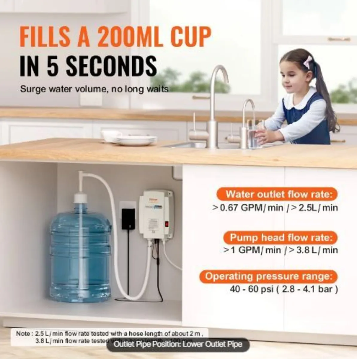 3.8 L Water Dispenser Pump 40psi Coffee Maker - Image 2