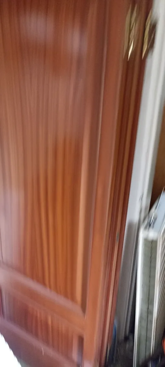Two Panel Mahogany Veneer Doors - Image 4