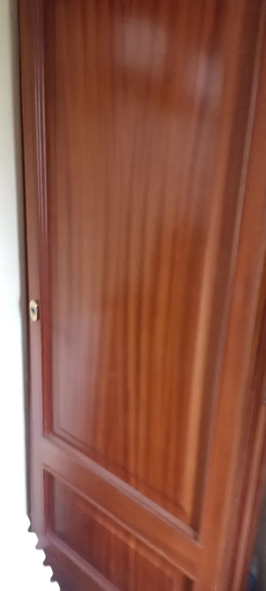 Two Panel Mahogany Veneer Doors - Image 2