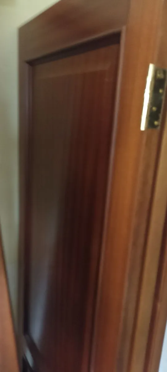 Two Panel Mahogany Veneer Doors - Image 3