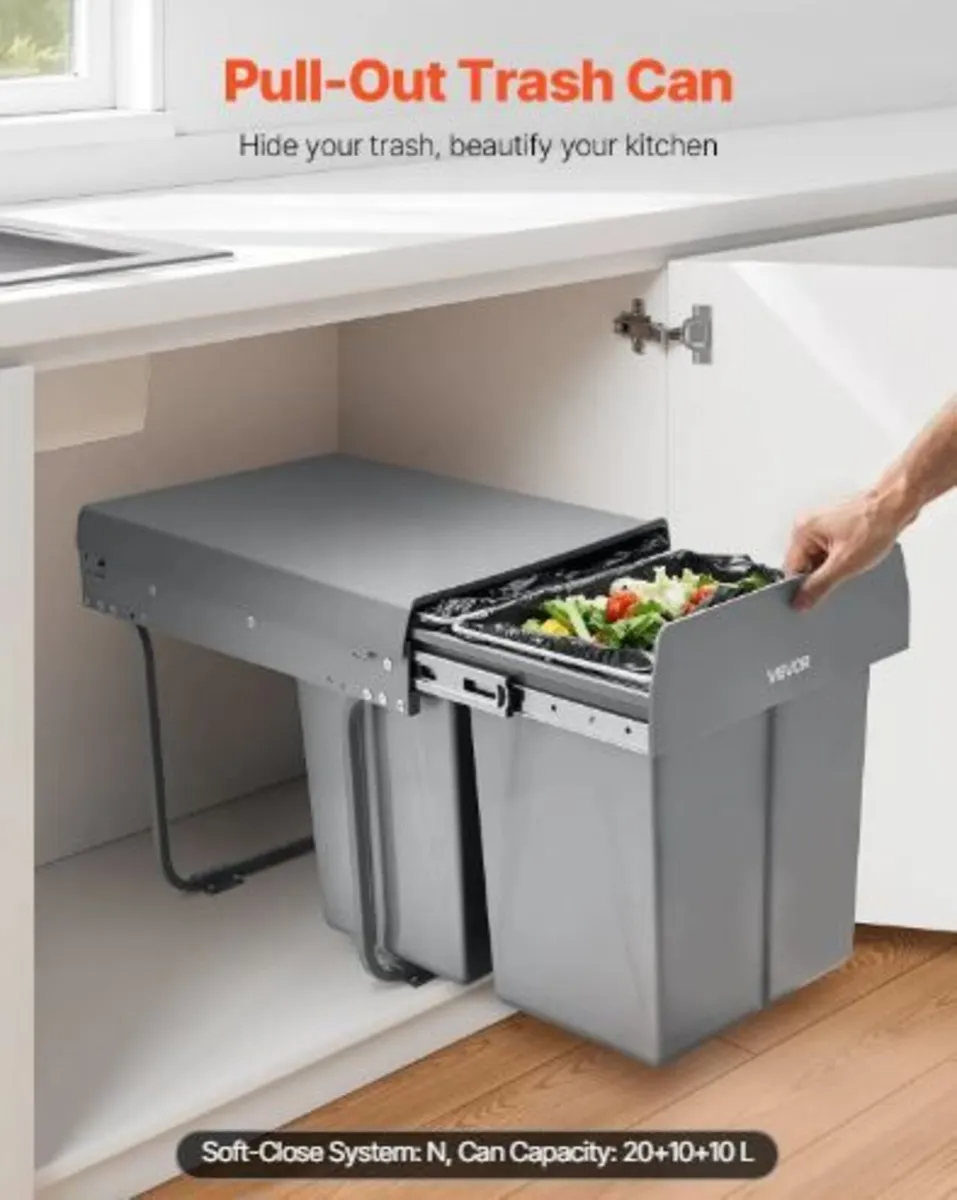 Pullout Trash Can for Kitchen Cabinets - Image 3