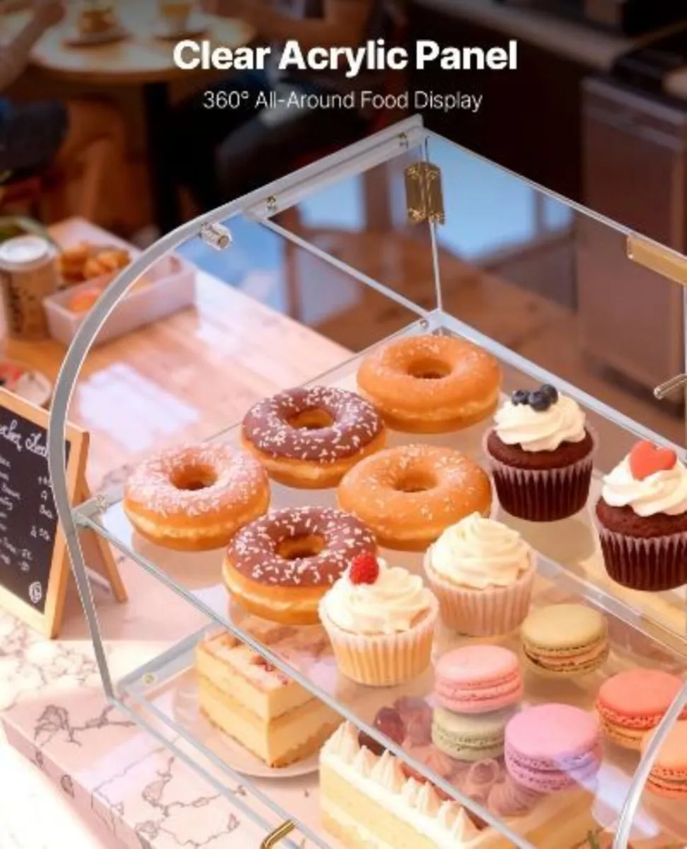 Bakery Display Case, 2-Tier Commercial - Image 3