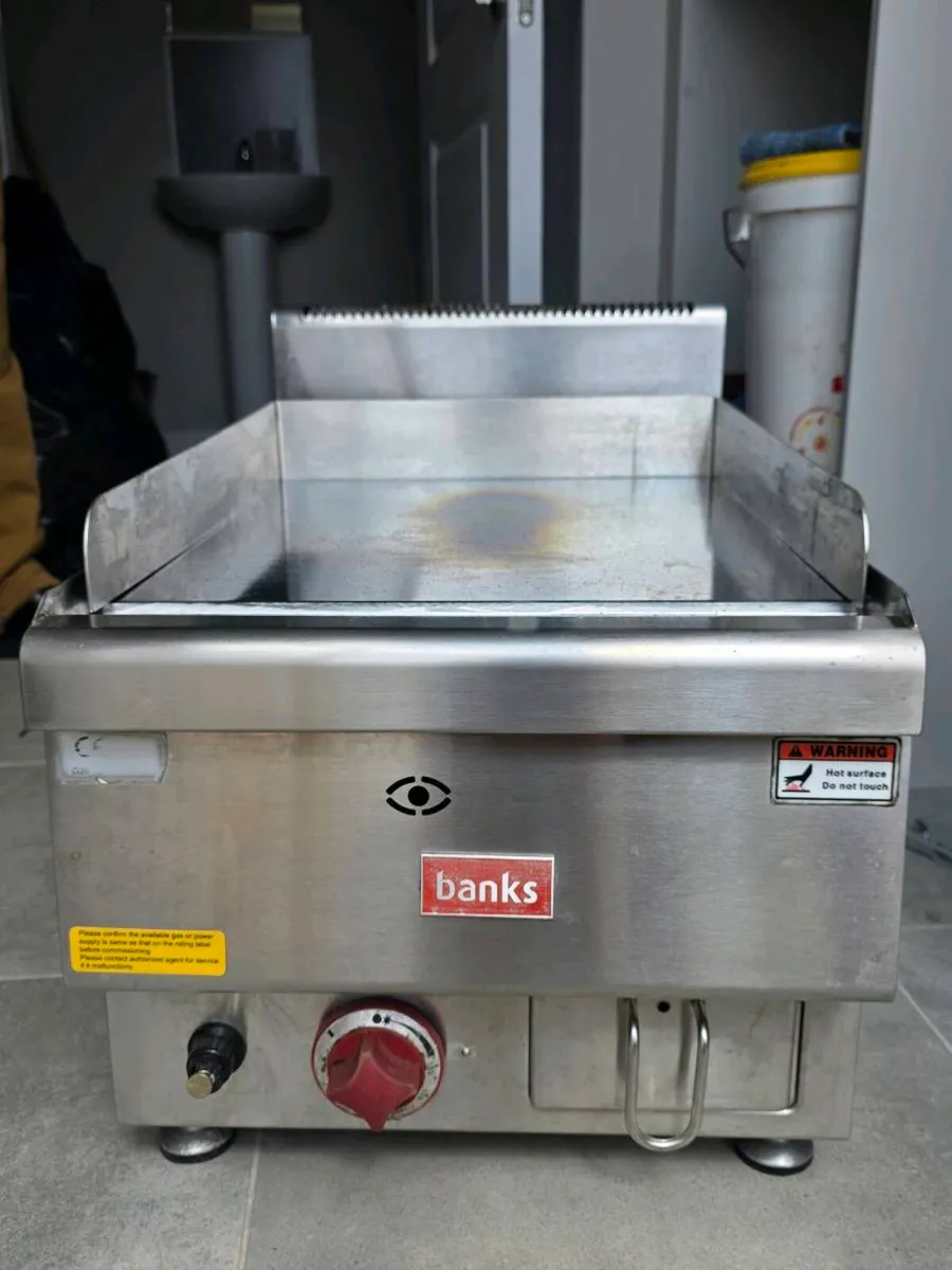 Banks Commercial Stainless Steel Gas Griddle - Image 1