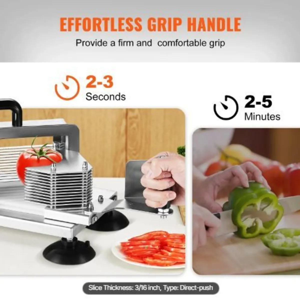 Commercial Tomato Slicer, 3/16 inch - Image 1