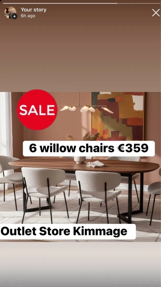 New dining table chairs for quick sale in D6 - Image 1