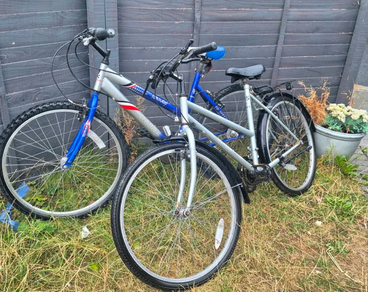 JOB LOT OF 2 ADULTS BICYCLES FULLY SERVICE SELLING - Image 1