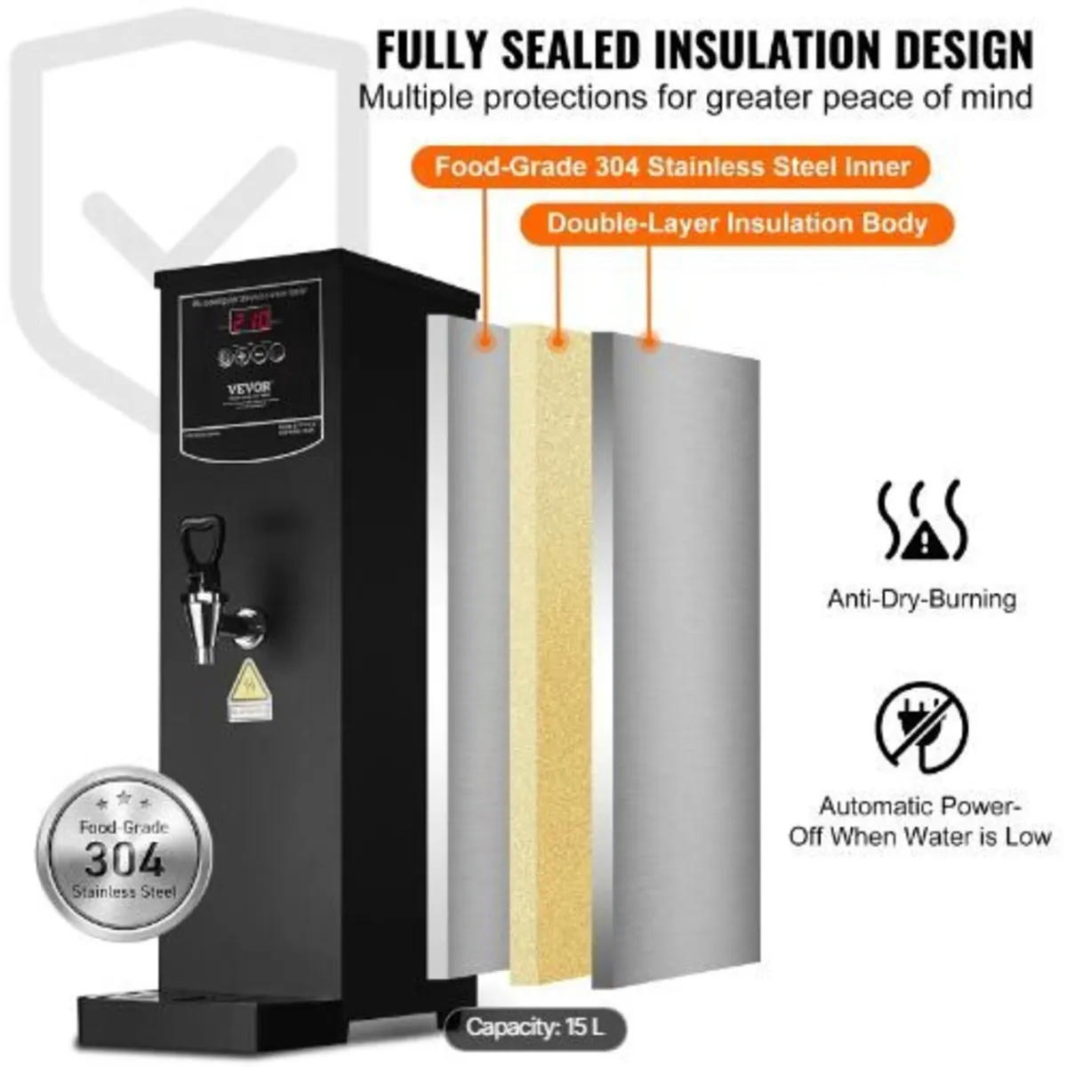 Commercial Water Boiler, Electric Hot Water - Image 2