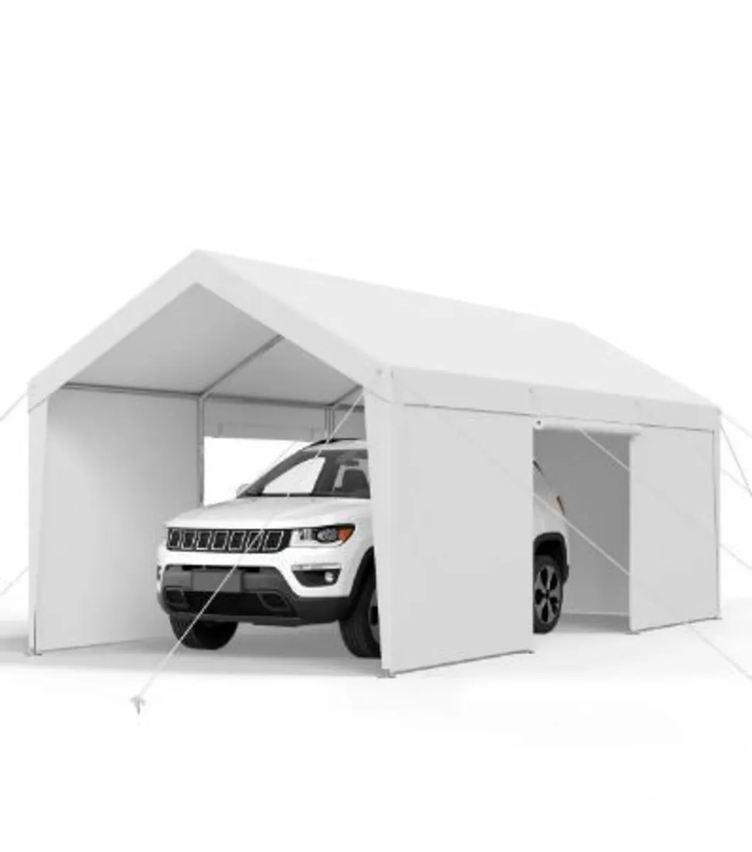 Carport, 10 x 20 FT OutdooFeatures & r Car Canopy - Image 4