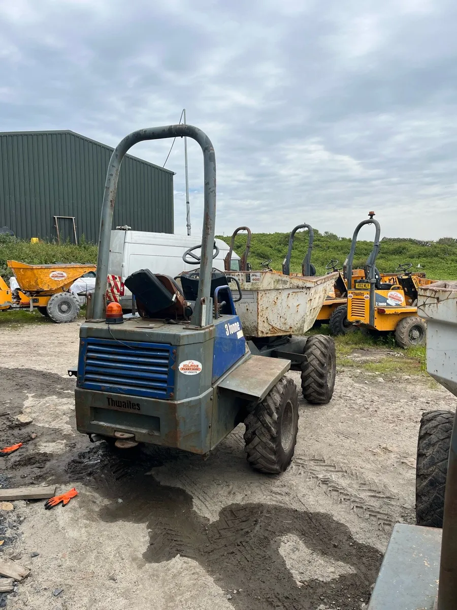 3 ton swivel dumpers - Image 4