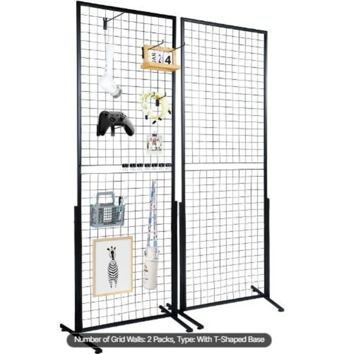 61 x170.7 cm Grid Wall Panels Tower, 2 Packs - Image 4