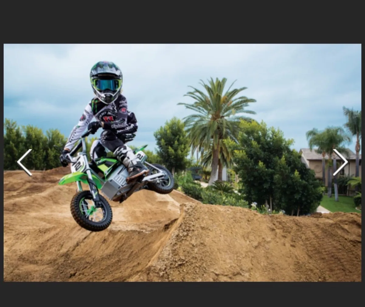 New Razor SX350 electric dirt bike - Image 3