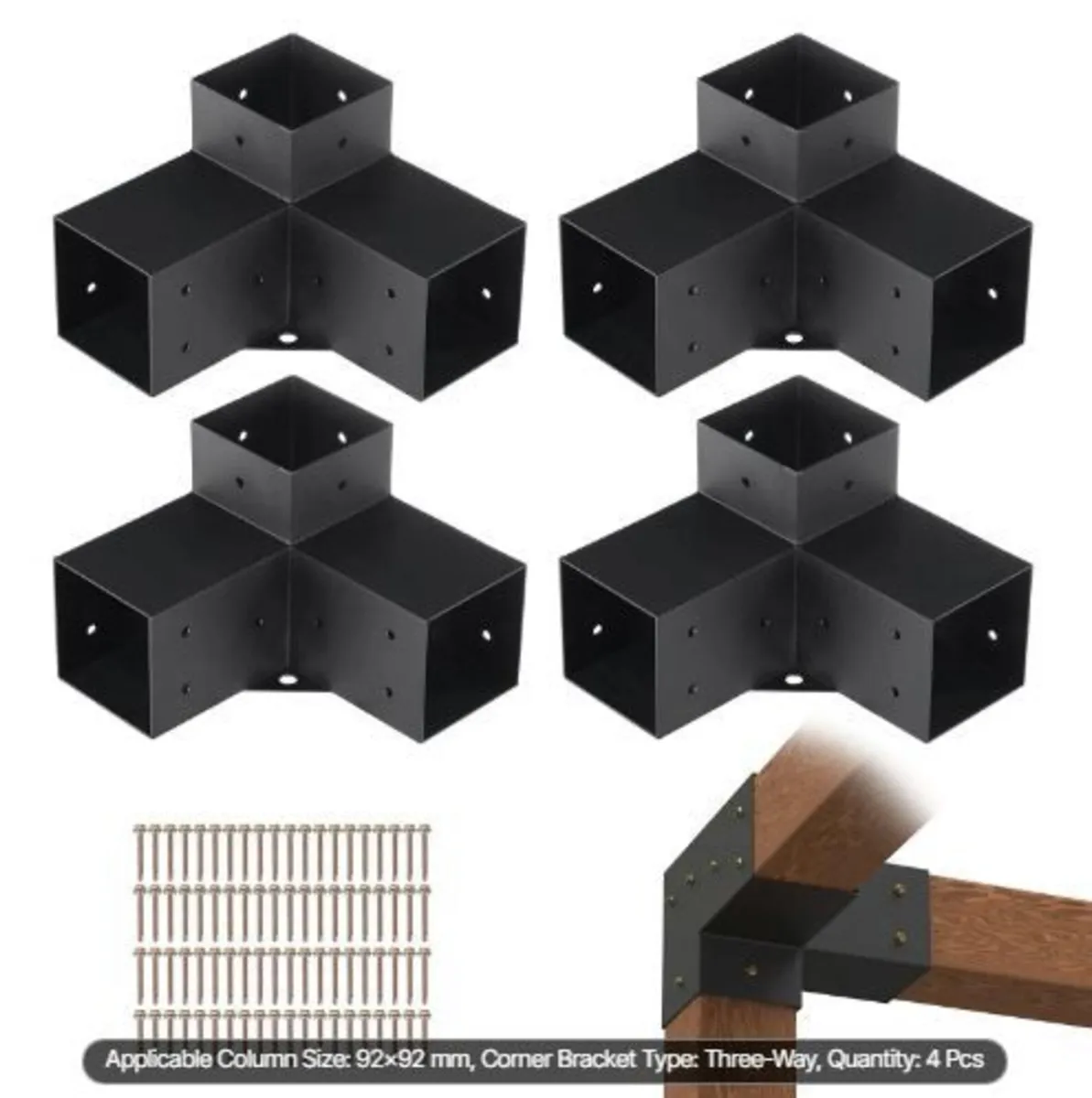 Pergola Bracket Kit 10.2 cm x 10.2 cm - Image 3