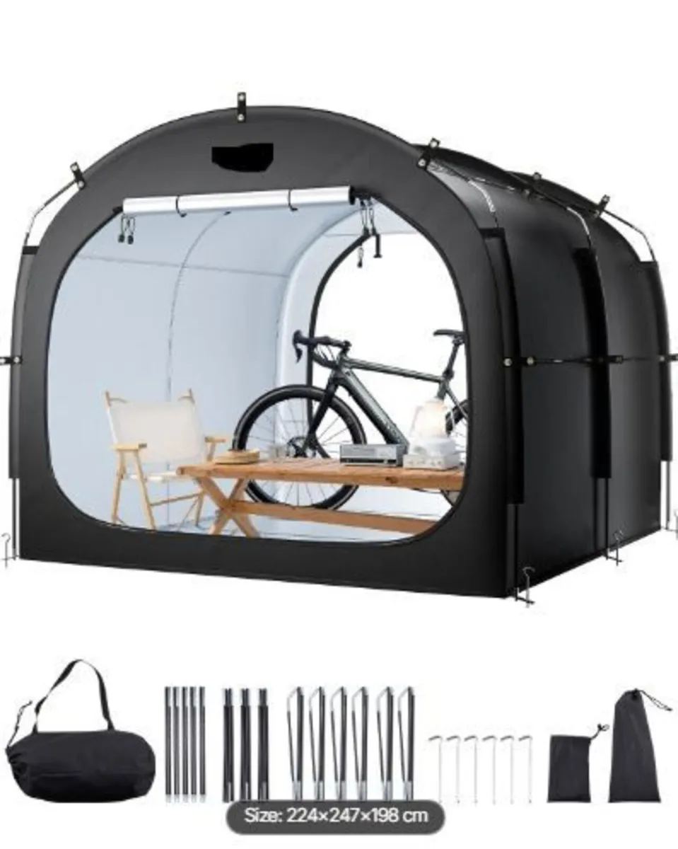 Bike Storage Tent, 5 Bikes, Outdoor - Image 1