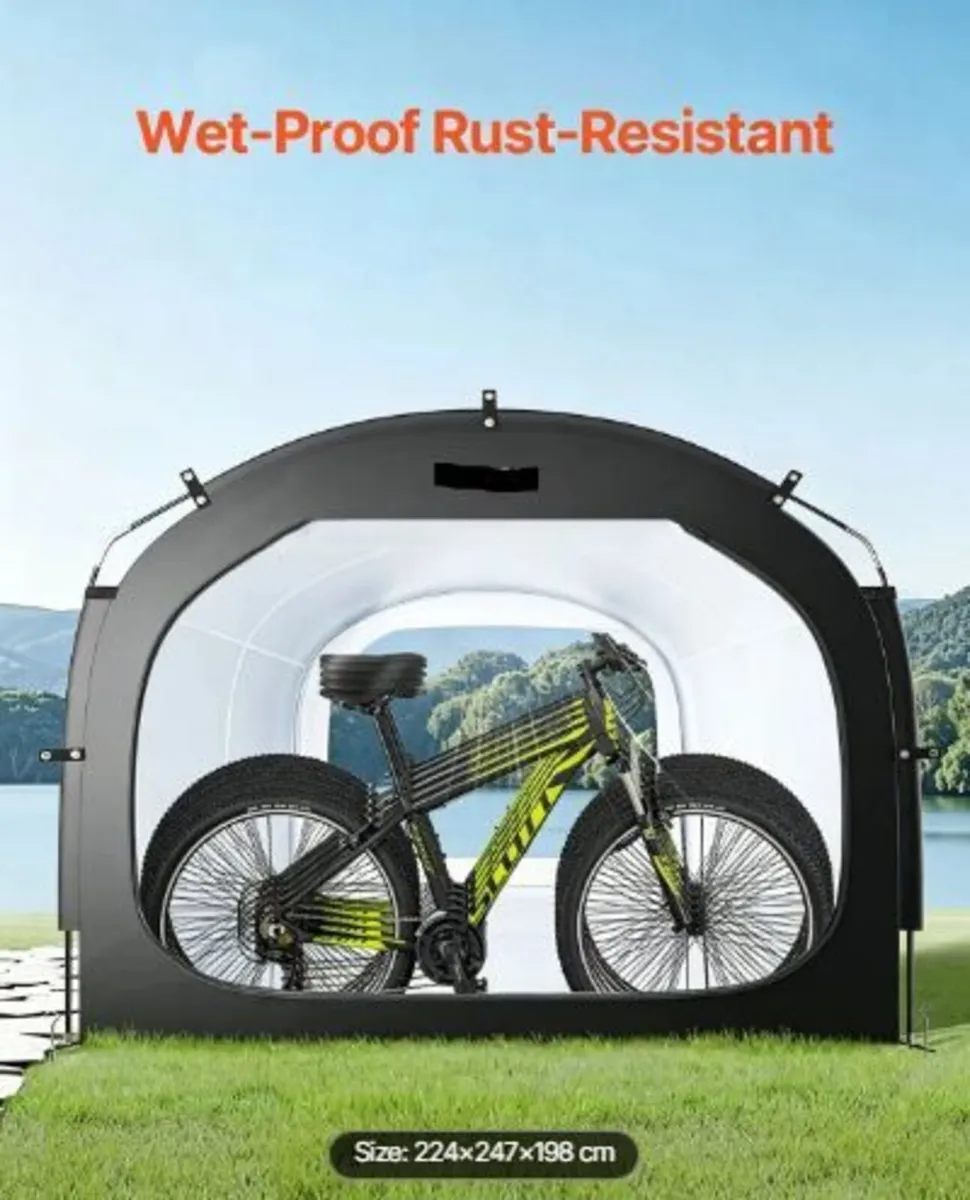 Bike Storage Tent, 5 Bikes, Outdoor - Image 4