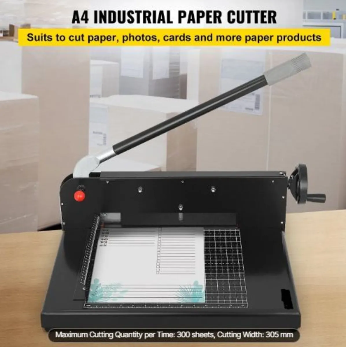 A4 Paper Guillotine 12" Width Paper Cutter - Image 2