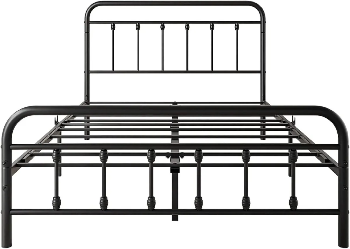 Bed Frame with Storage and Headboard Metal - Image 3