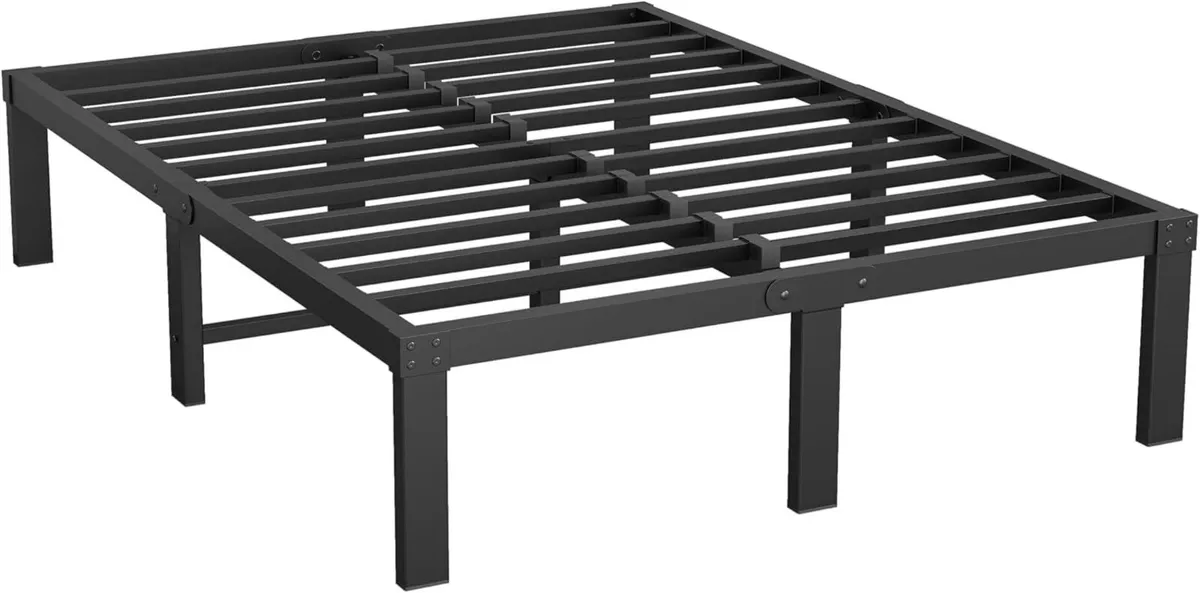 Bed Frame Metal Platform Frames Kingsize - Image 4