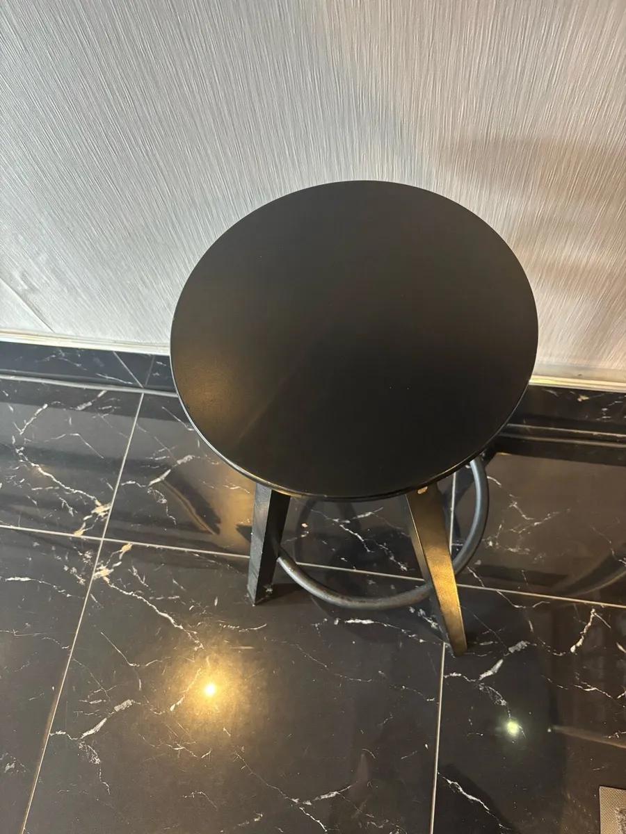 DALFRED Ikea bar stool, wooden black - Image 2