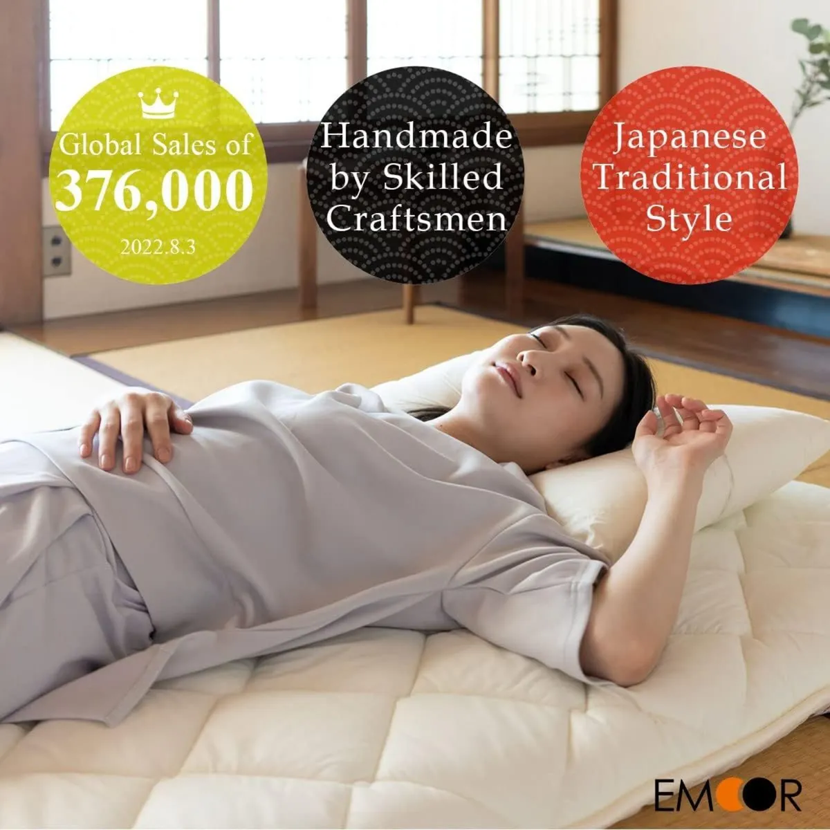 Floor Mattress Futon Classe Made in Japan Foldable - Image 2