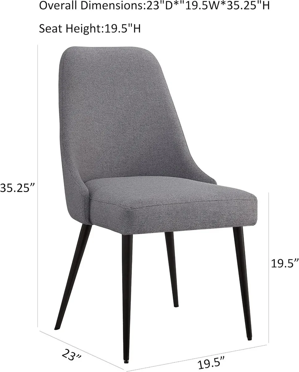 Upholstered Kitchen Chairs Modern Dining Room - Image 3