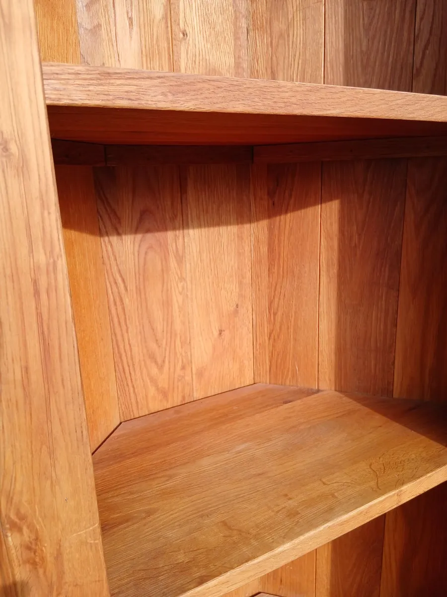 Solid wood oak corner unit - Image 2