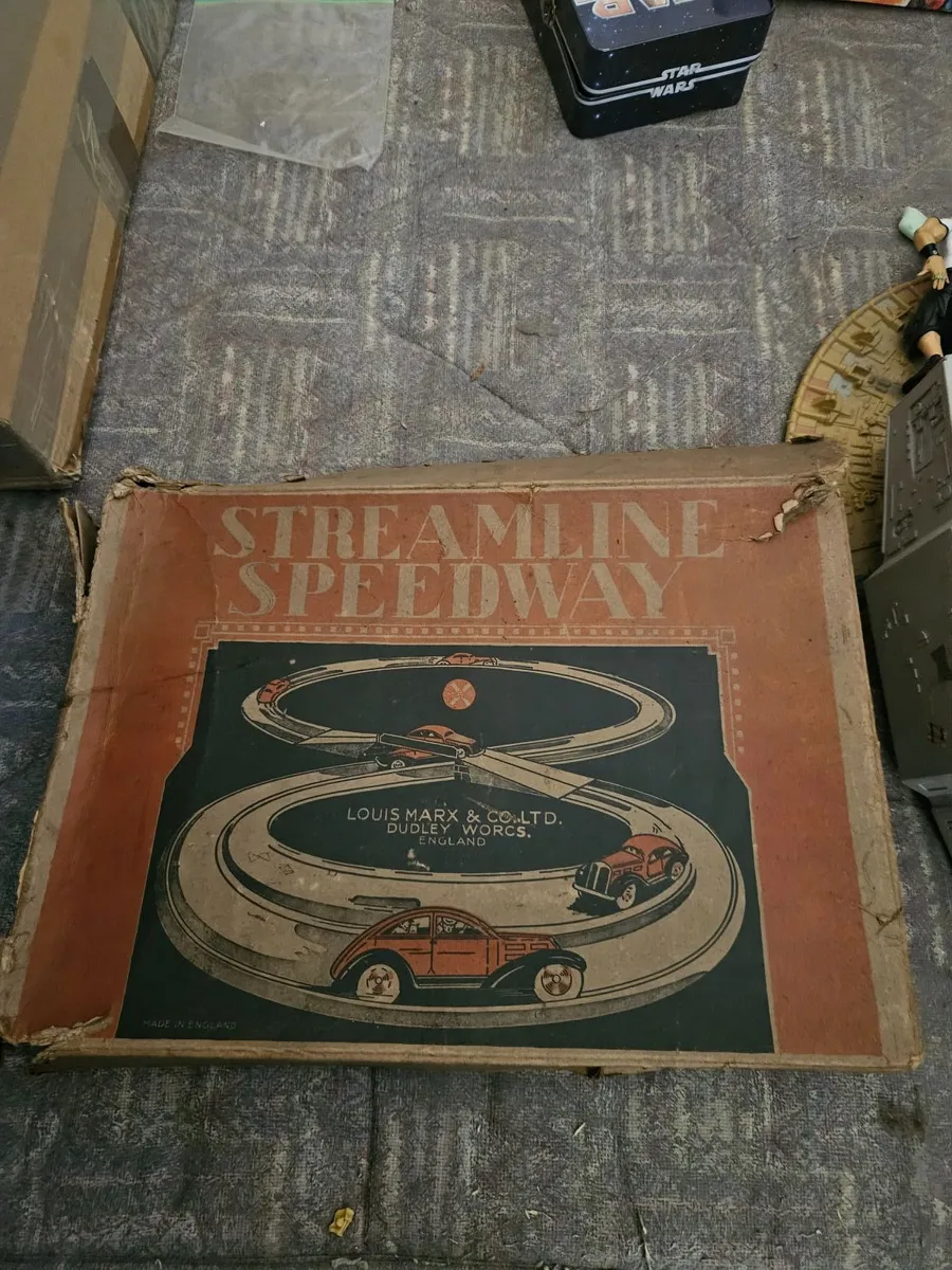 Vintage Marx Tinplate Speedway - Image 1