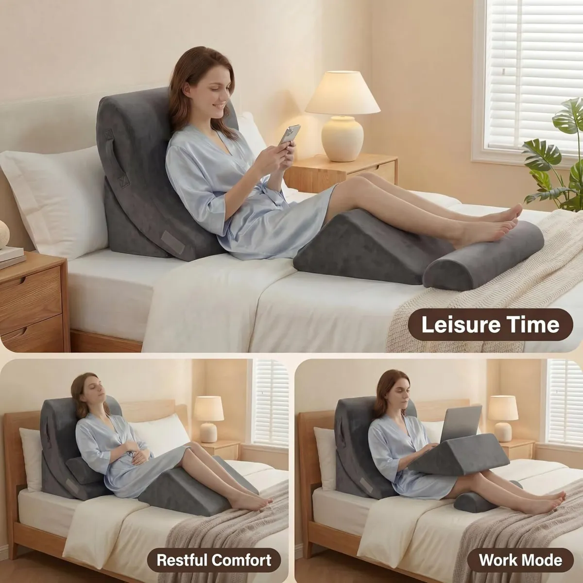 4pcs Orthopaedic Bed Wedge Set — 55CM Wide - Image 2