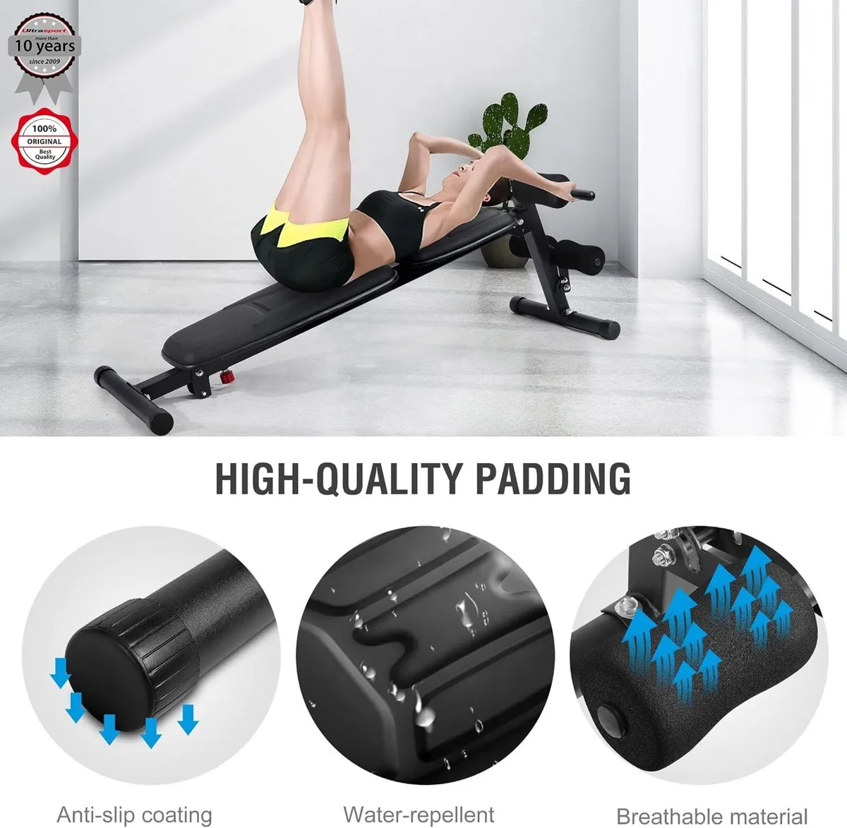 Weight Bench Multifunctional Foldable Flat Sit-Up - Image 2