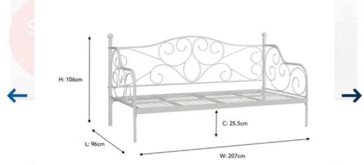 Harvey Norman Day bed - Image 4
