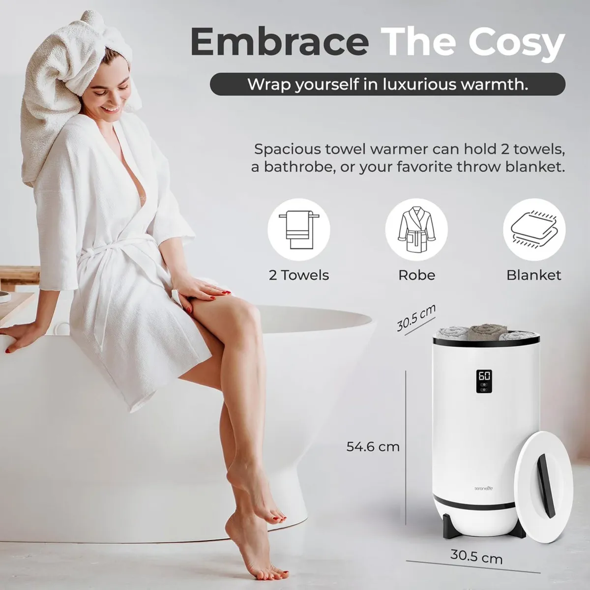 Hot Towel Warmer Bucket W Customised Fragrance - Image 2