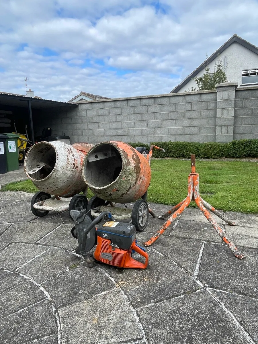 Cement mixer/consaw - Image 1