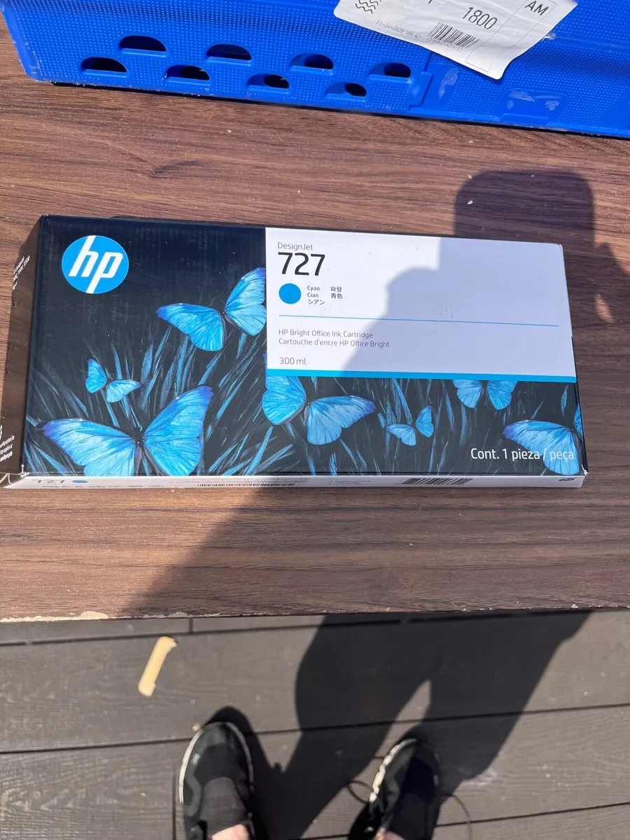 HP 727 Cyan Ink Toner 300ML - Image 3