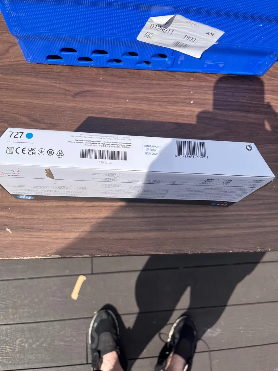 HP 727 Cyan Ink Toner 300ML - Image 4