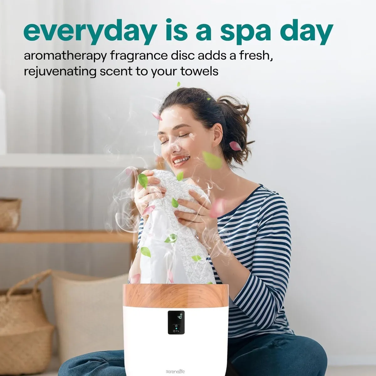 Hot Towel Warmer Bucket with Customised Fragrance - Image 3