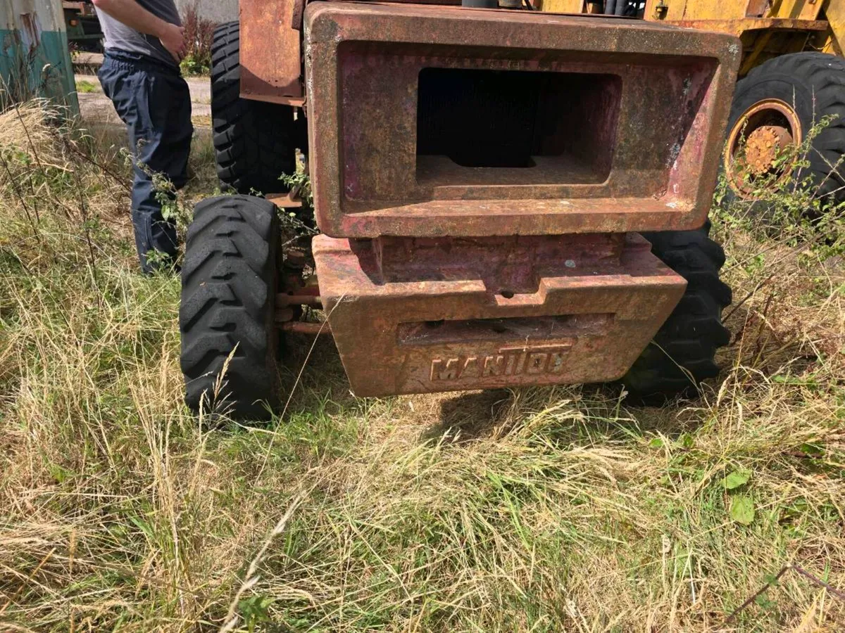 Manitou rough terrain forklift. - Image 4