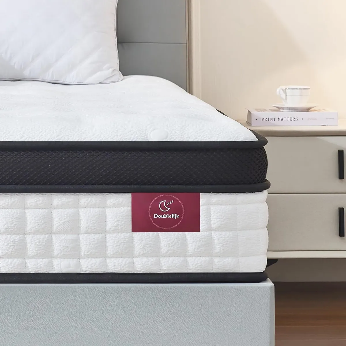 Mattress Extra Thick Gel Memory Foam - Image 1