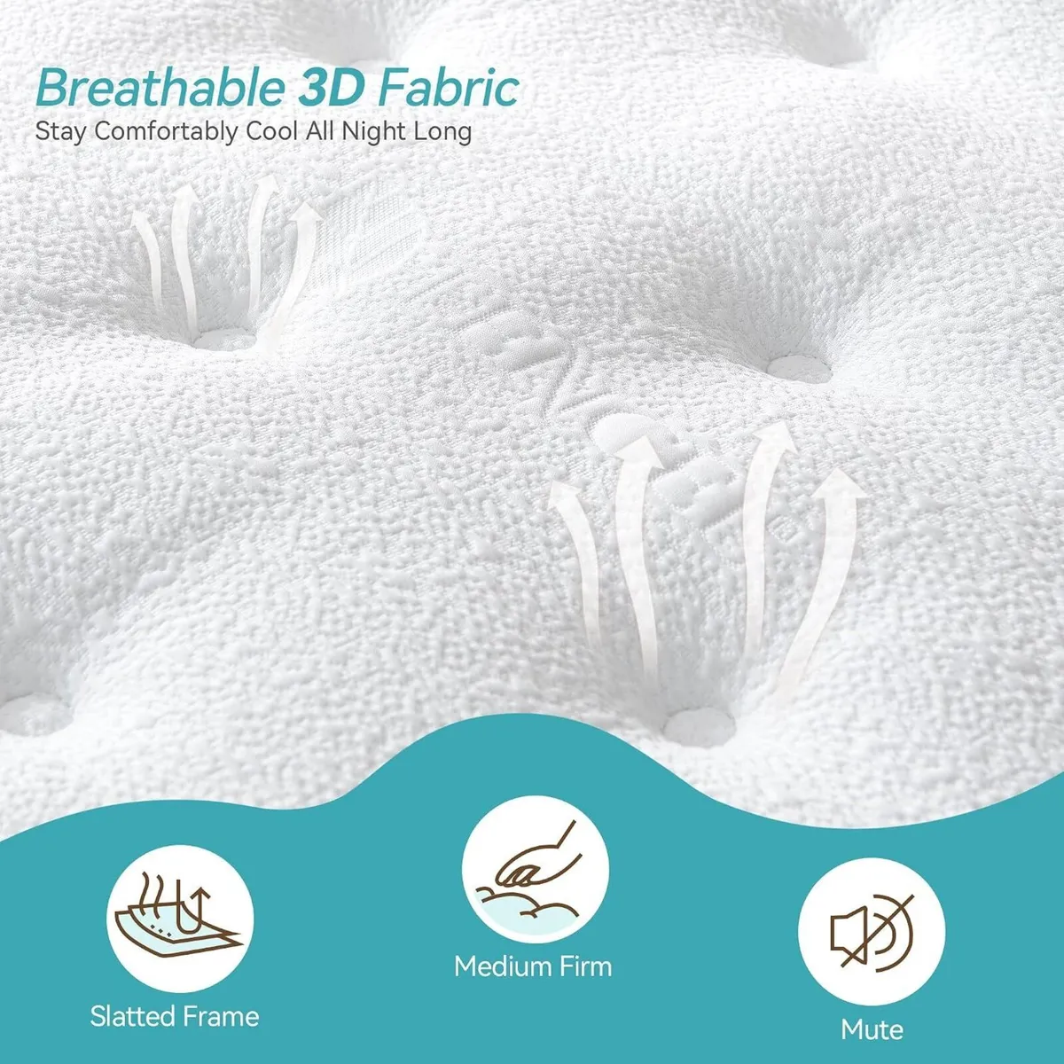 Mattress Extra Thick Gel Memory Foam - Image 2