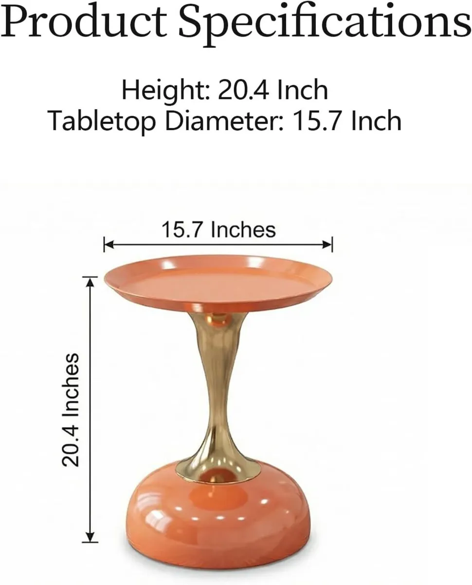 Stylish Hourglass Side Table Contemporary Design - Image 2