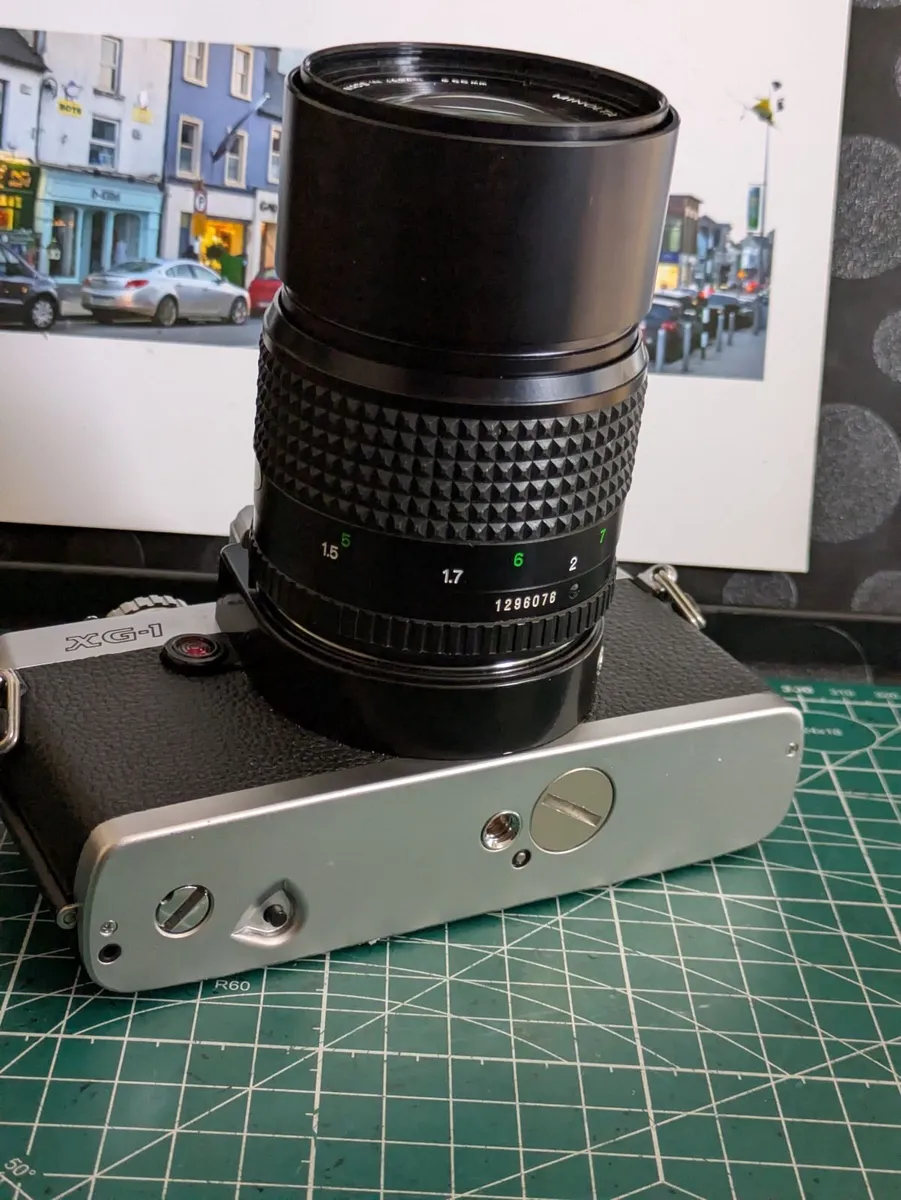 🎞️ Minolta XG-1 film SLR camera+ 135mm/3.5 lens - Image 3