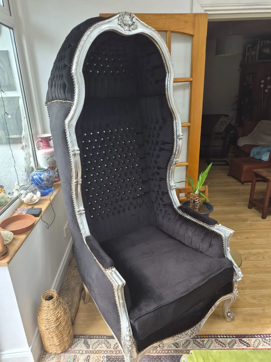 High back throne chair - Image 2