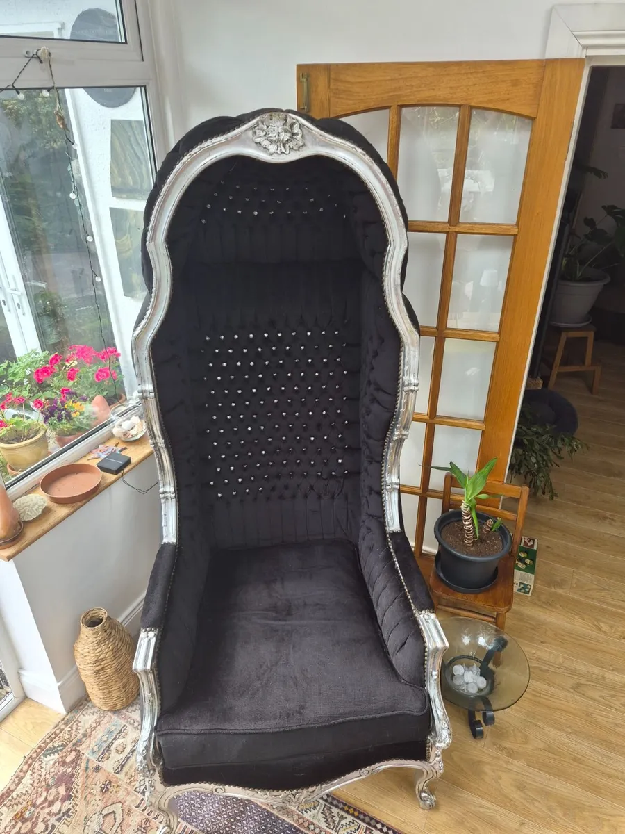 High back throne chair - Image 3